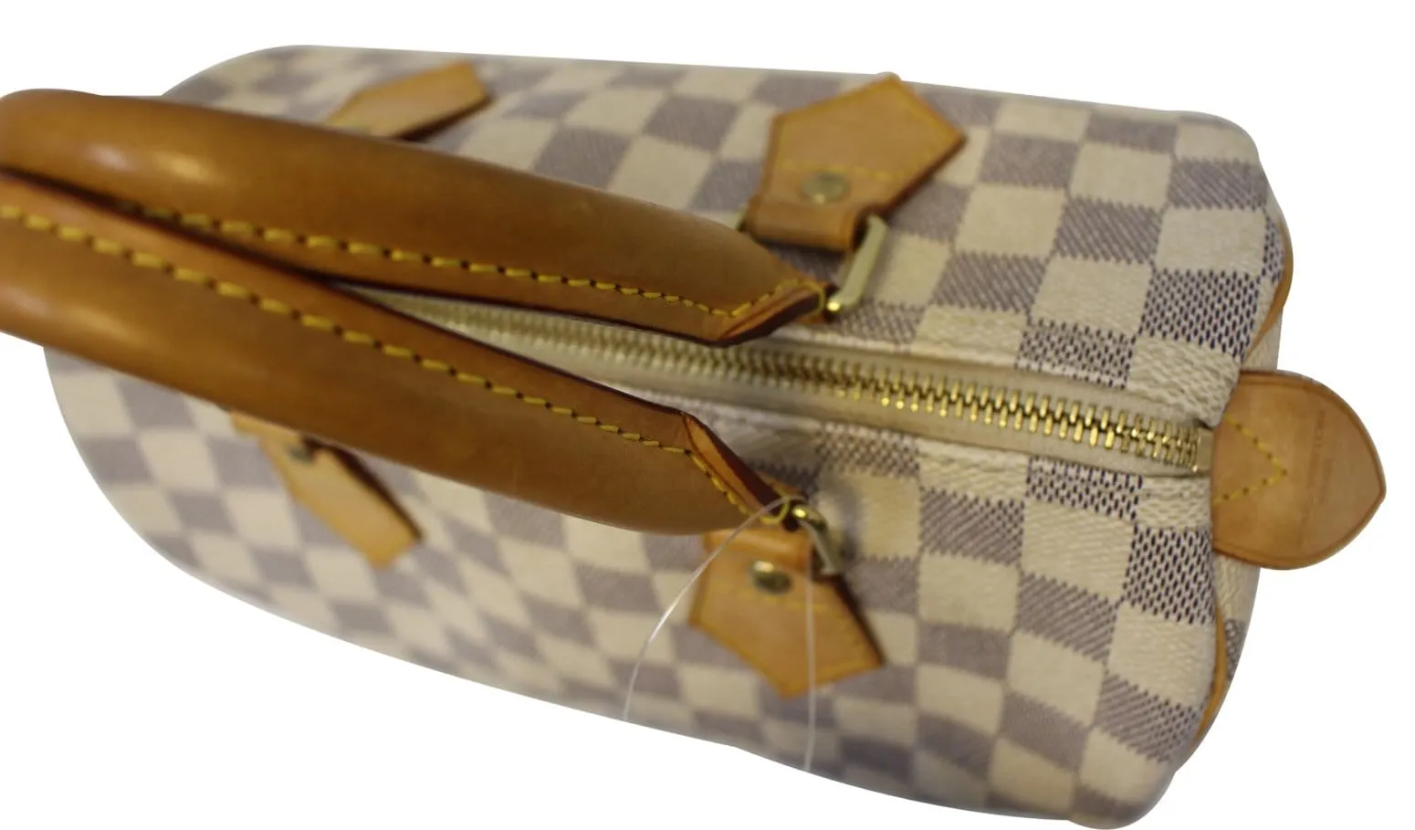 LOUIS VUITTON Damier Azur Speedy 25 Satchel Bag