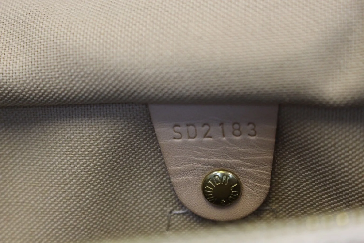 LOUIS VUITTON Damier Azur Speedy 25 Satchel Bag