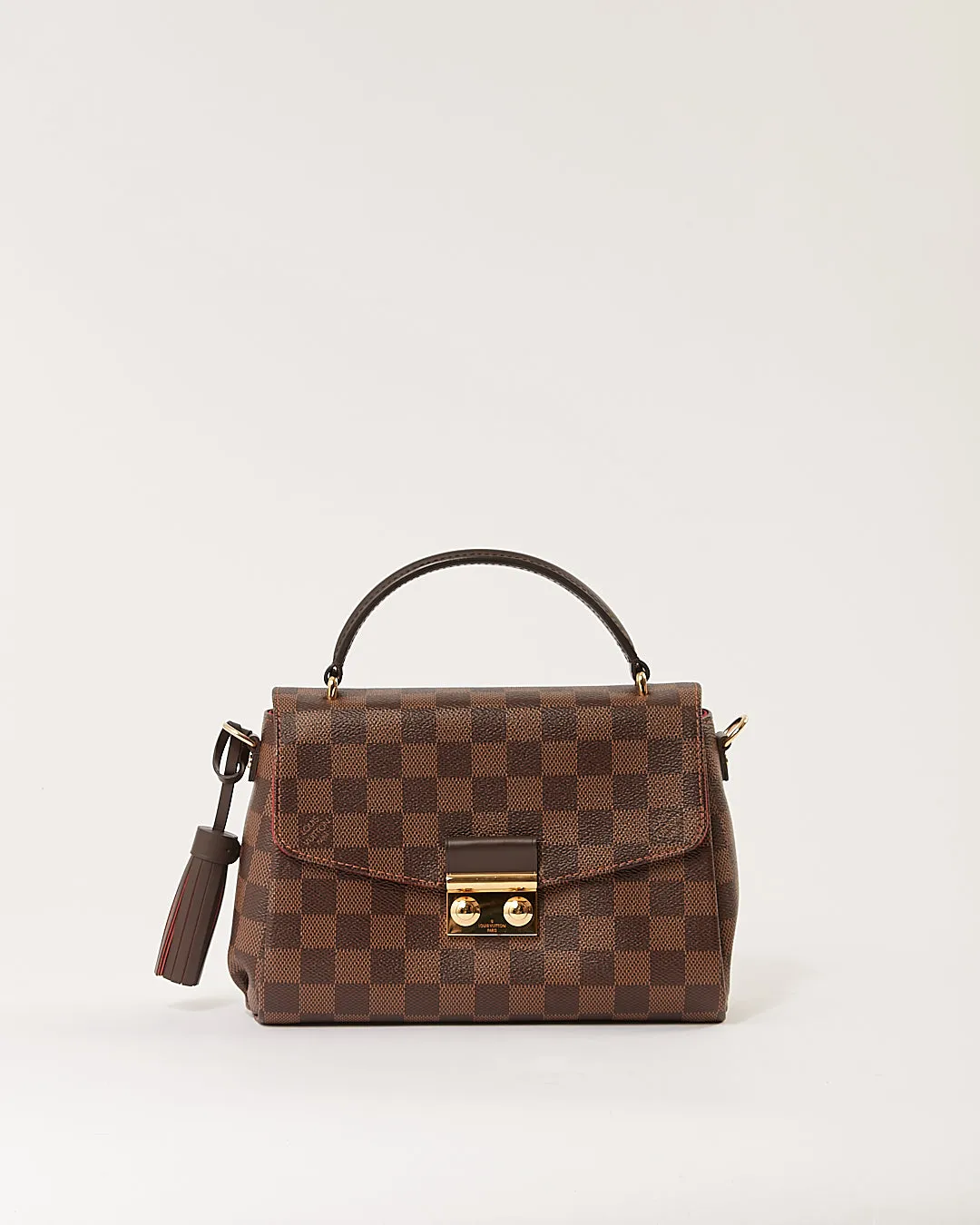 Louis Vuitton Damier Ebene Canvas Croisette Bag