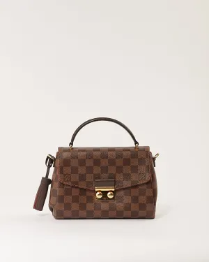 Louis Vuitton Damier Ebene Canvas Croisette Bag