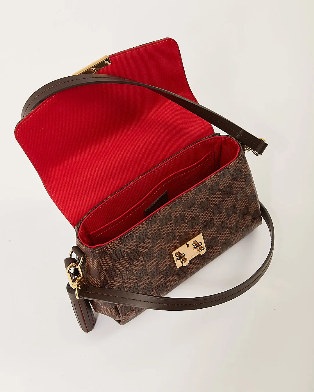 Louis Vuitton Damier Ebene Canvas Croisette Bag