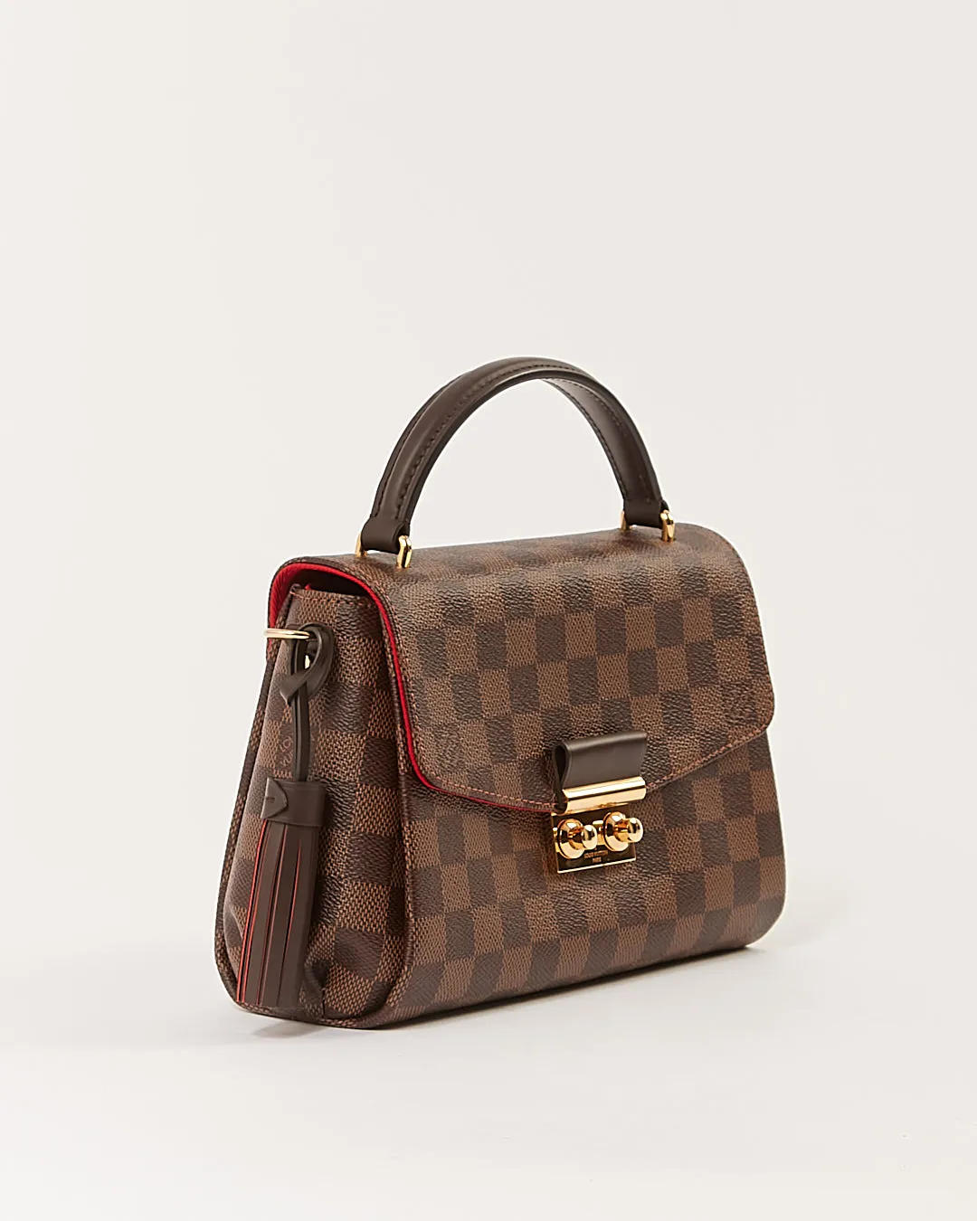 Louis Vuitton Damier Ebene Canvas Croisette Bag