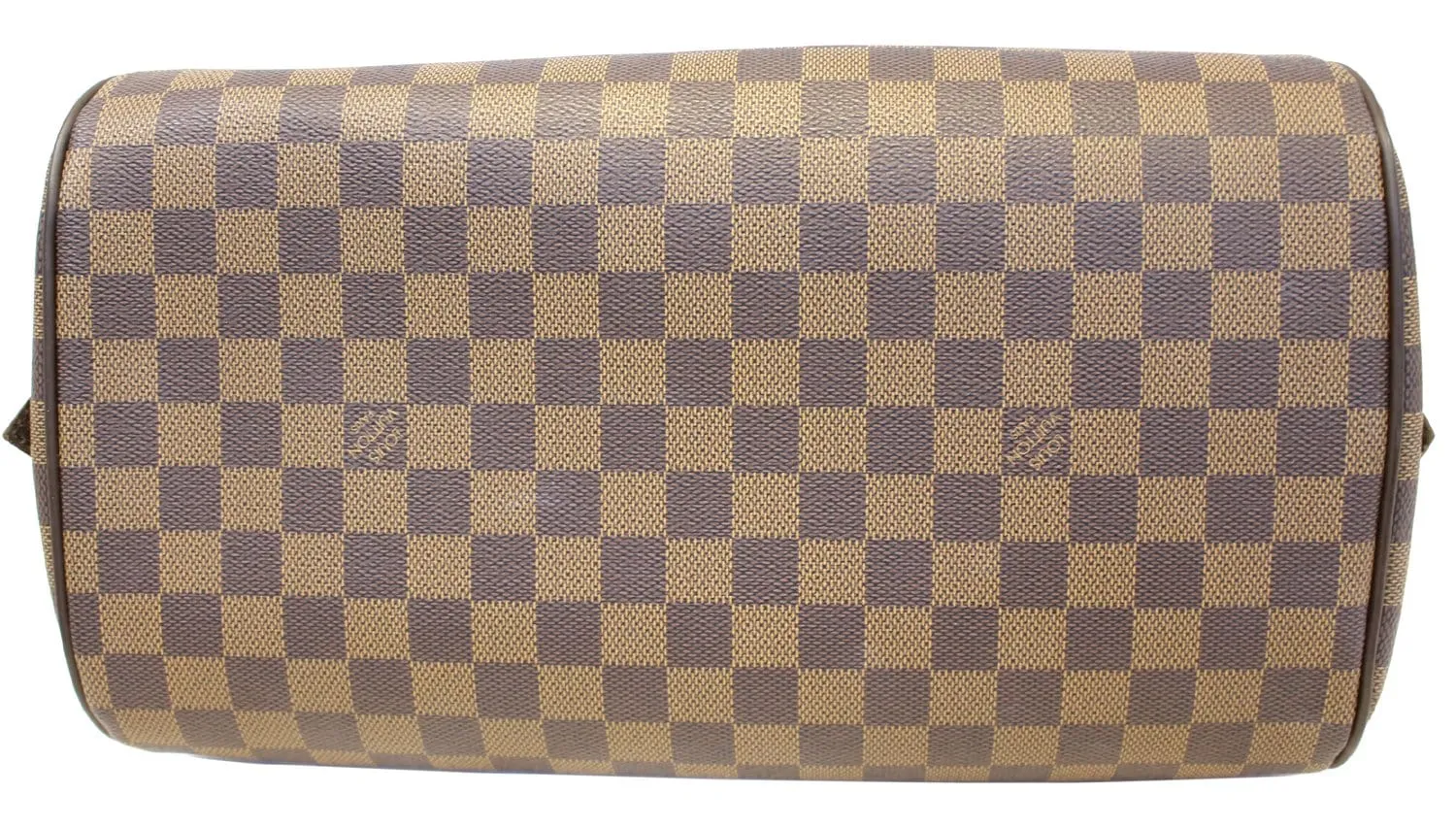 LOUIS VUITTON Damier Ebene Ribera MM Brown Satchel Bag