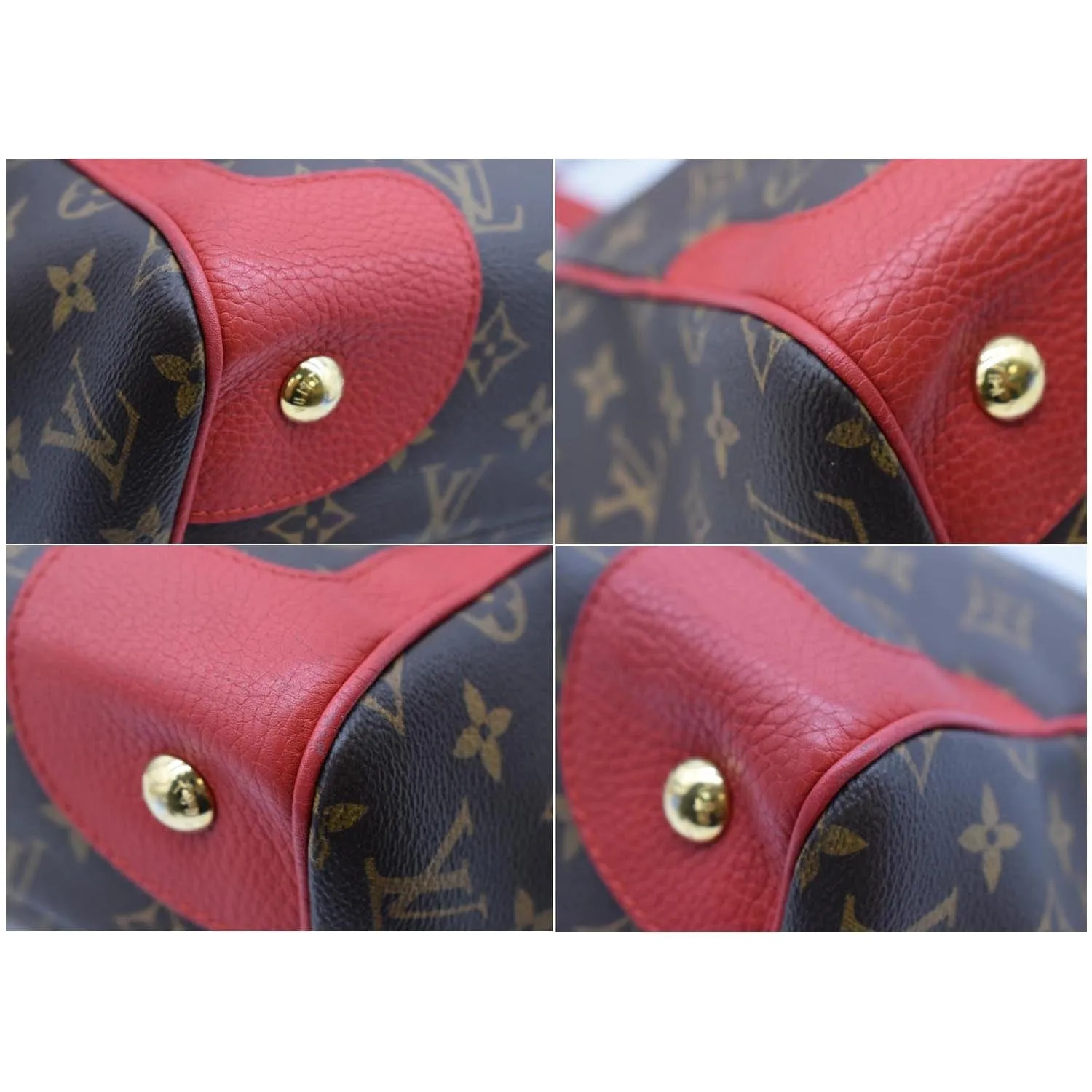 LOUIS VUITTON Estrela NM Monogram Canvas Shoulder Bag Coquelicot