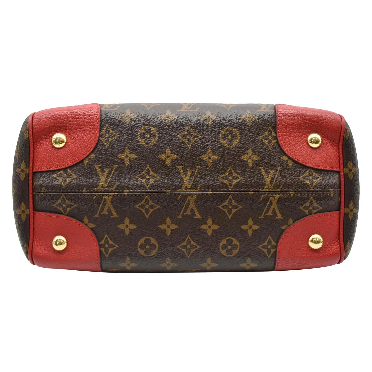 LOUIS VUITTON Estrela NM Monogram Canvas Shoulder Bag Coquelicot