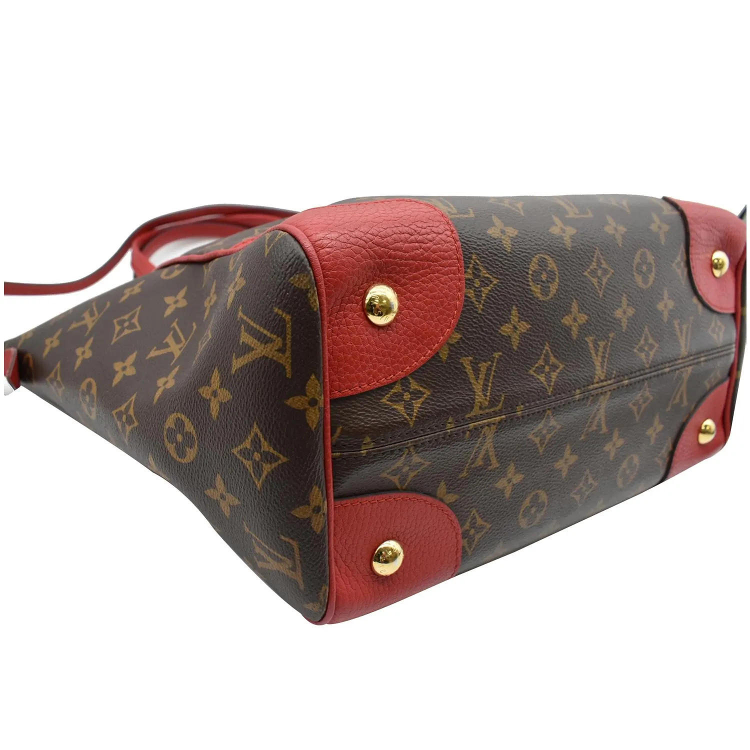 LOUIS VUITTON Estrela NM Monogram Canvas Shoulder Bag Coquelicot