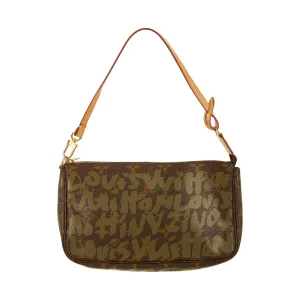Louis Vuitton Green Graffiti Mini Shoulder Bag