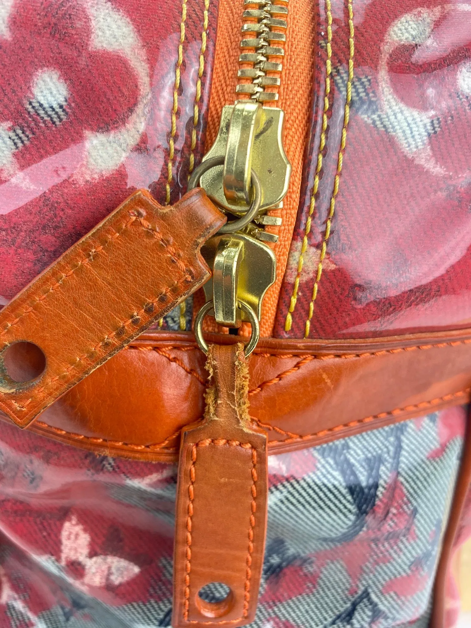 LOUIS VUITTON Limited Edition Richard Prince Pink Denim Weekender PM Pulp Bag Luggage