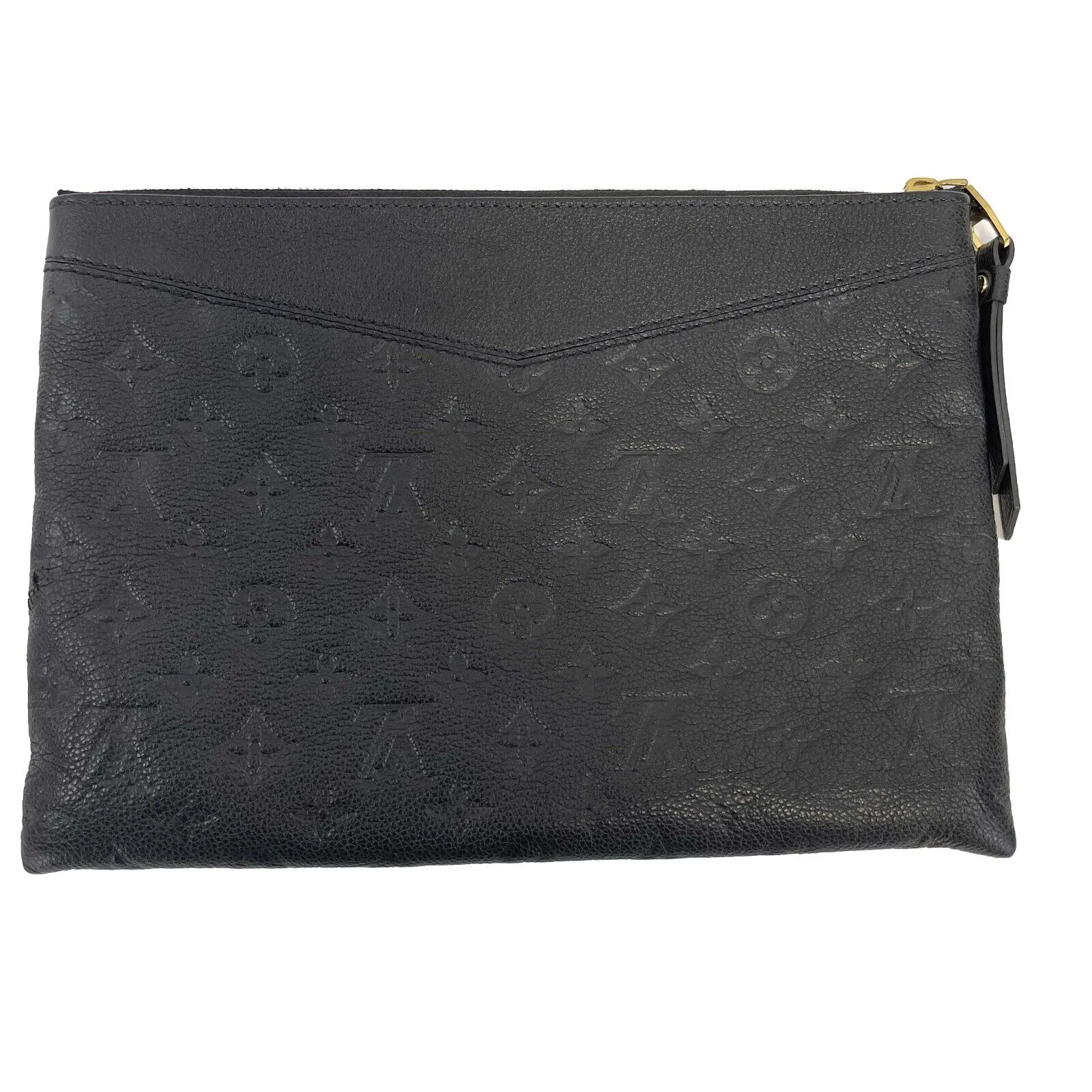 Louis Vuitton - LV - Daily Pouch in Monogram Black Empreinte Leather - W/ Box