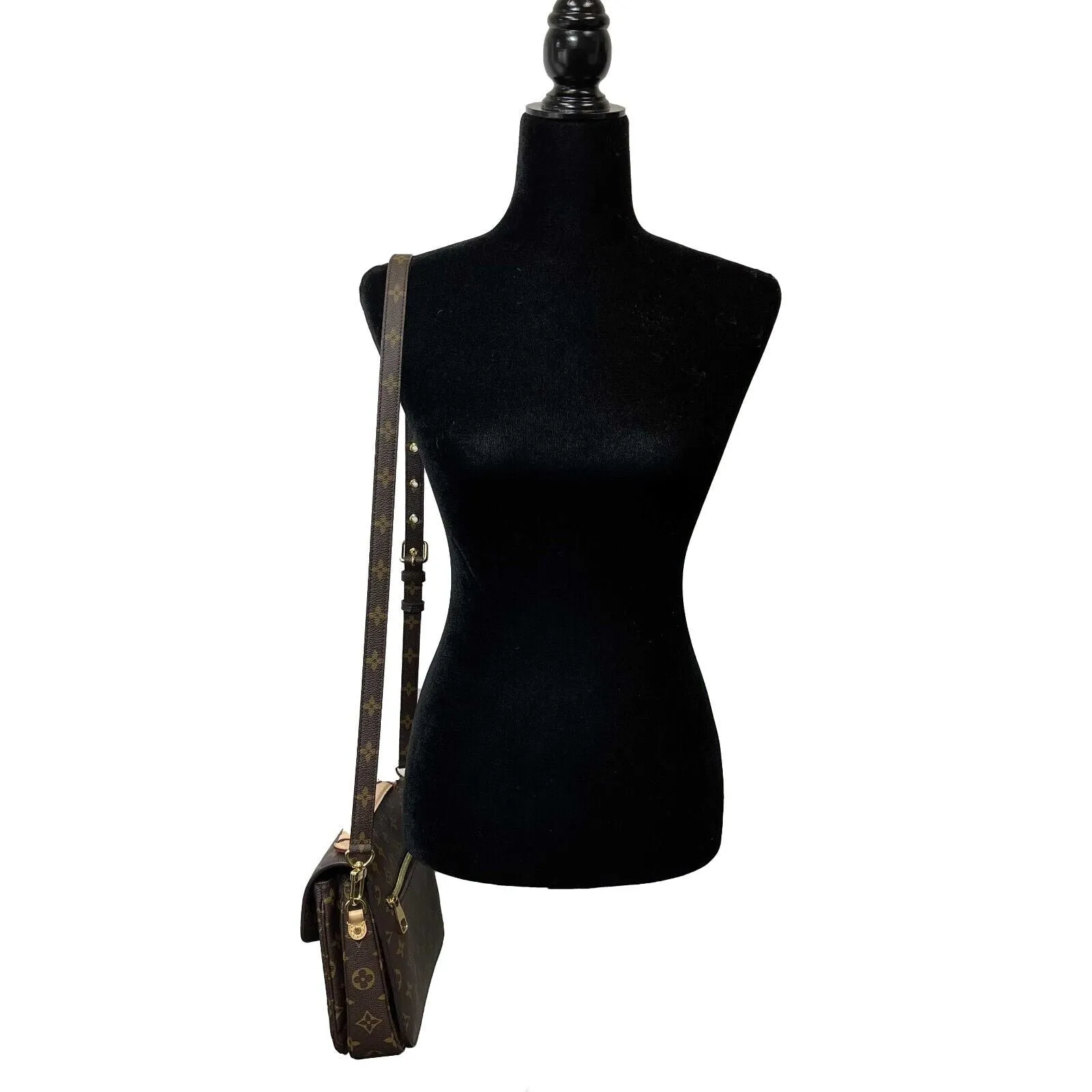 Louis Vuitton - LV - Pochette Métis - Brown Monogram Top Handle / Crossbody