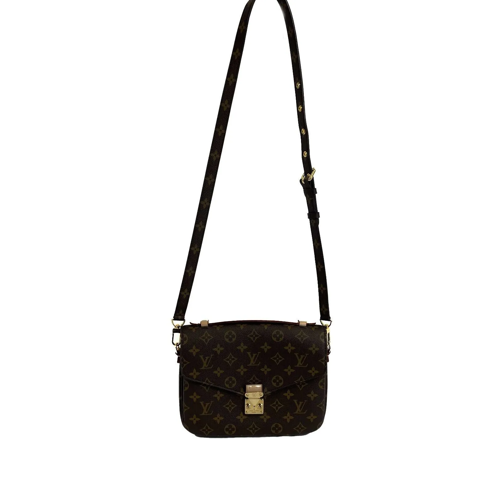 Louis Vuitton - LV - Pochette Métis - Brown Monogram Top Handle / Crossbody
