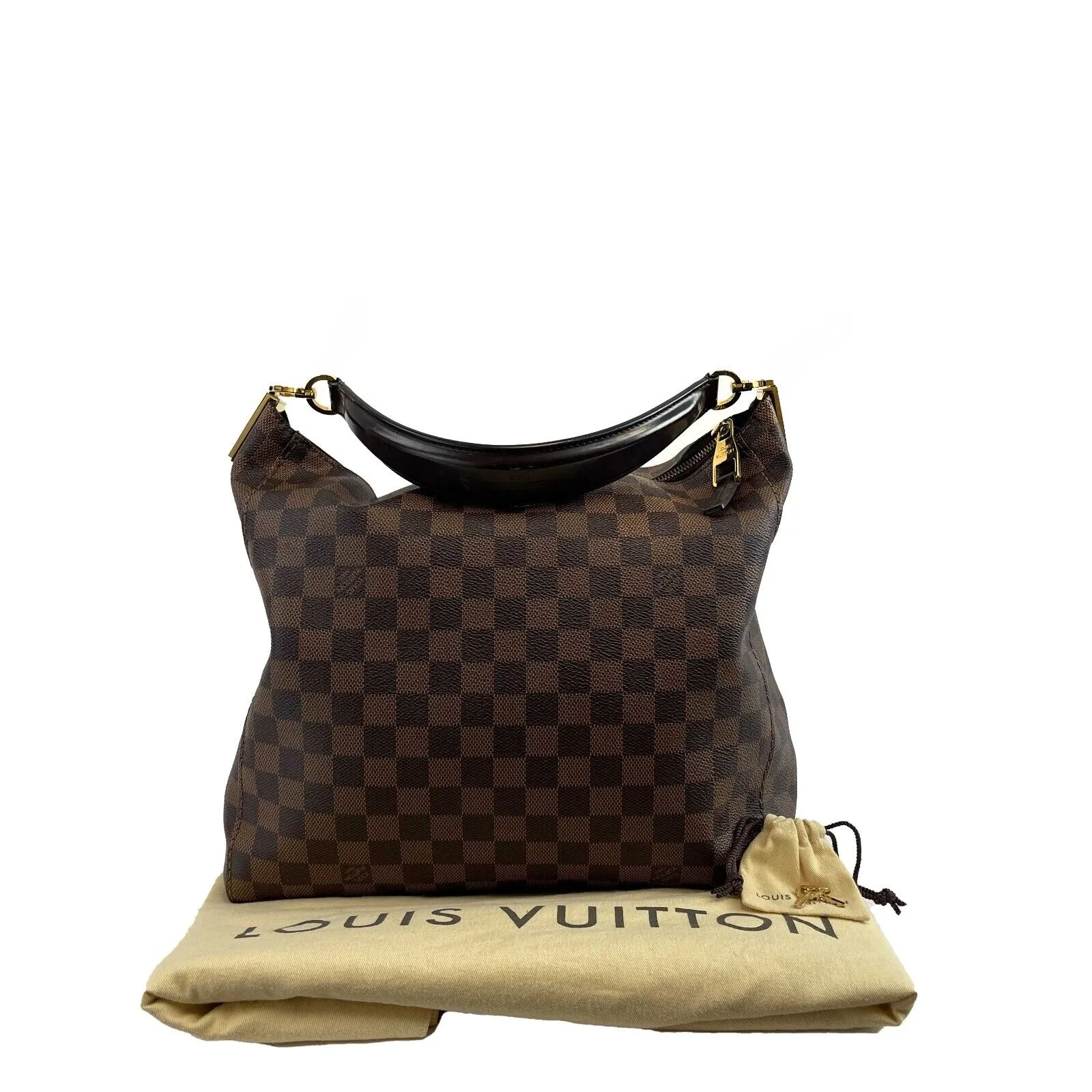 Louis Vuitton - LV Portobello Damier Ebene PM - Brown Shoulder Bag