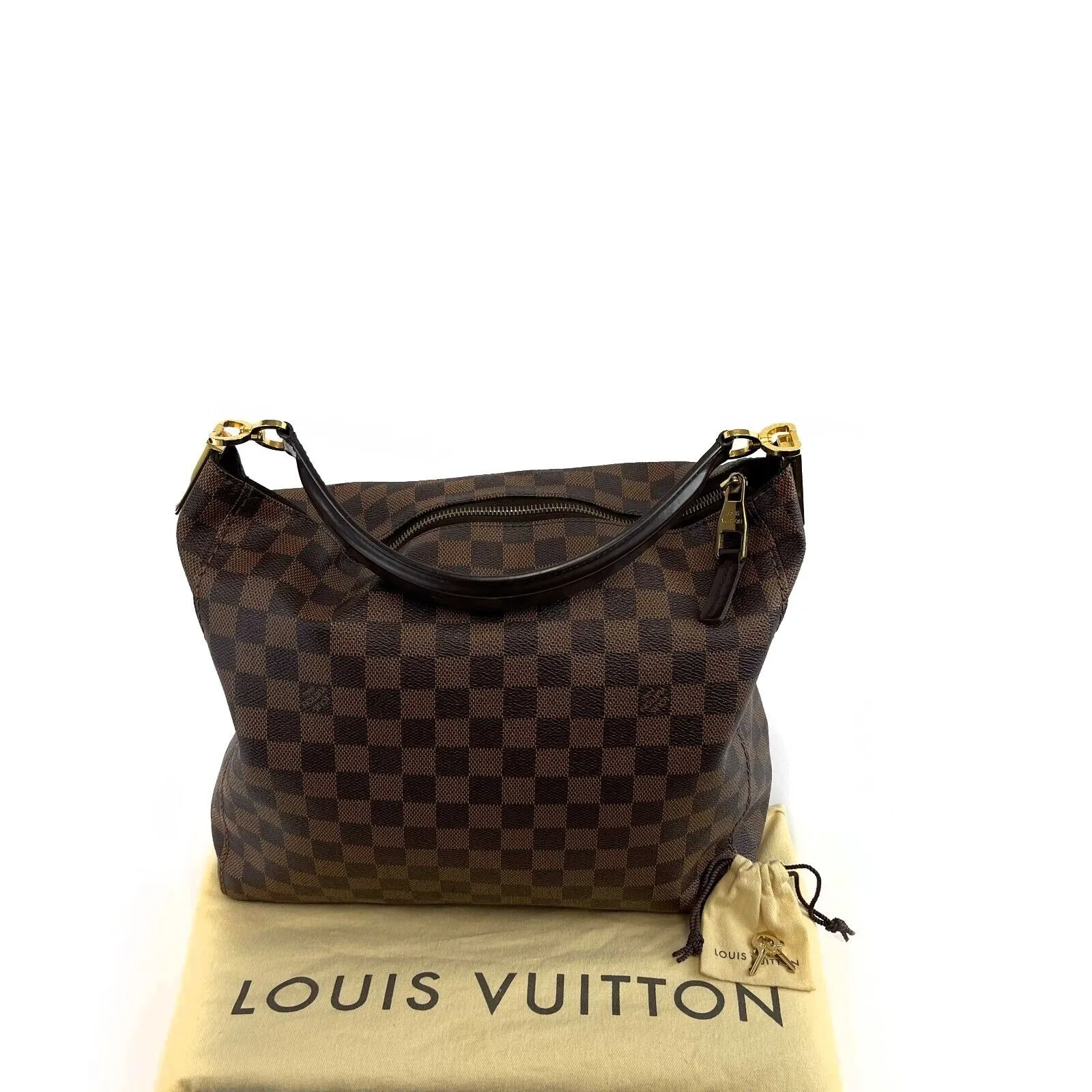 Louis Vuitton - LV Portobello Damier Ebene PM - Brown Shoulder Bag