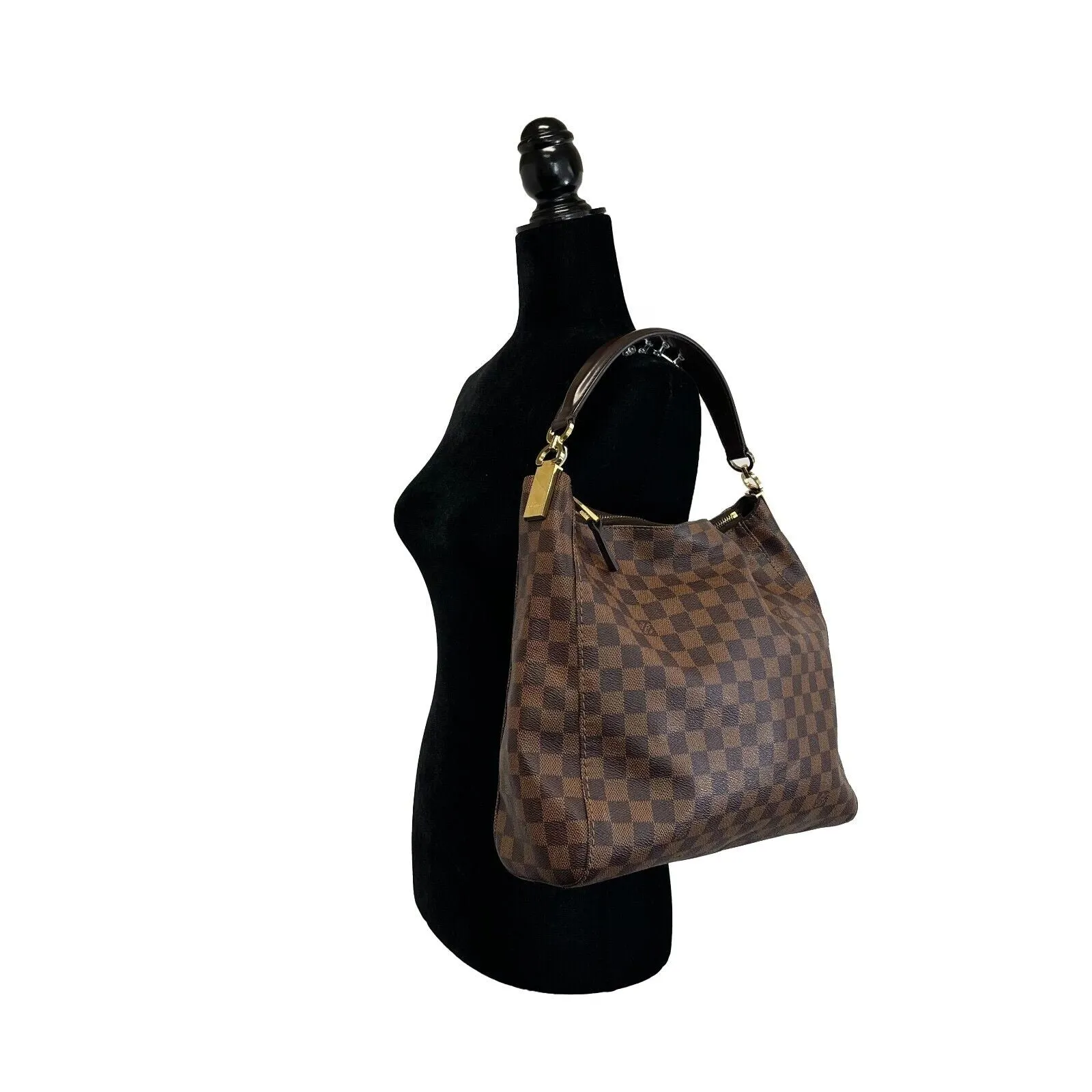 Louis Vuitton - LV Portobello Damier Ebene PM - Brown Shoulder Bag