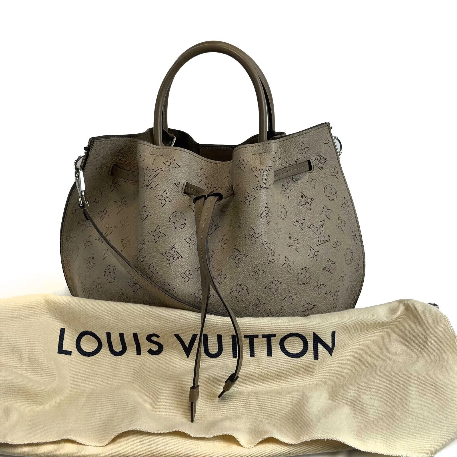 Louis Vuitton - Mahina Girolata Galet Grey - Top Handle w/ Shoulder Strap