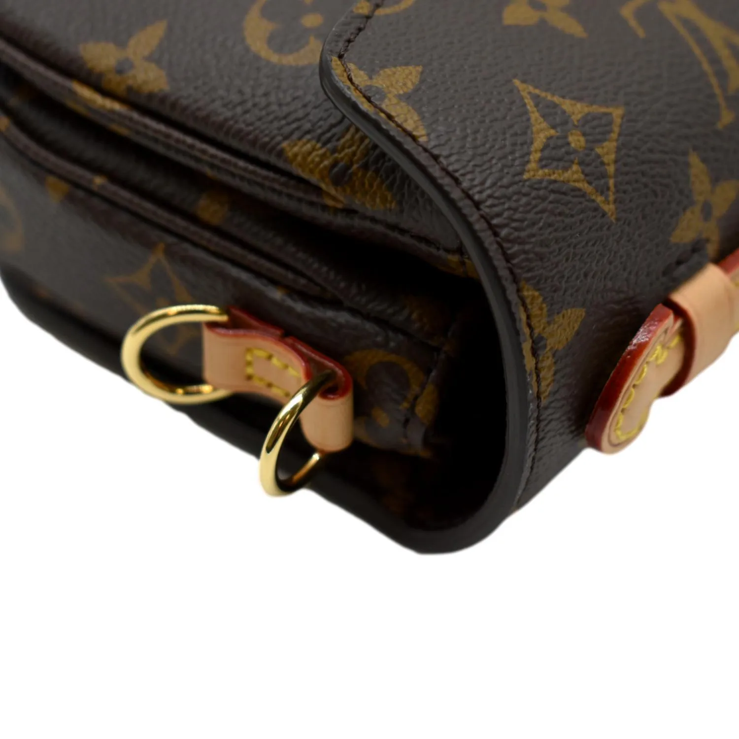 LOUIS VUITTON Metis East West Pochette Monogram Canvas Shoulder Bag Brown