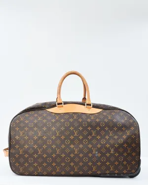 Louis Vuitton Monogram Canvas Eole Trolley Duffle luggage Bag