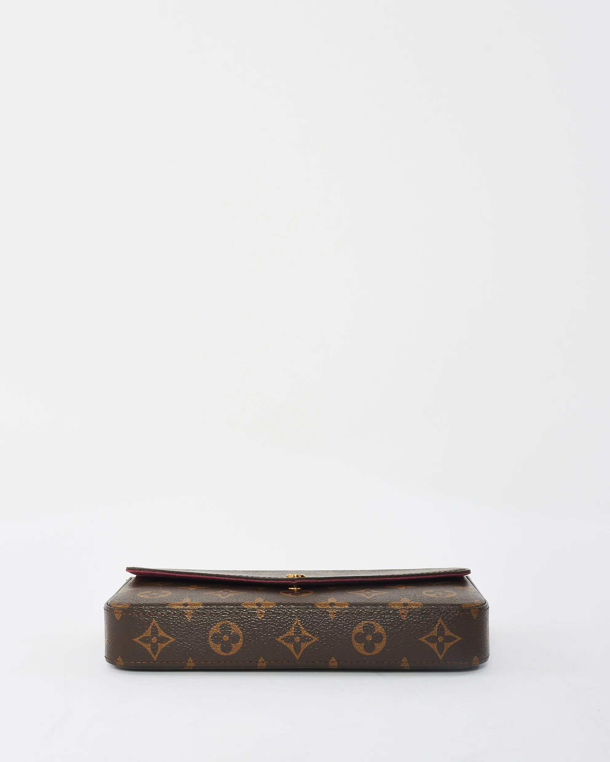 Louis Vuitton Monogram Canvas Félicie Pochette Bag with Chain