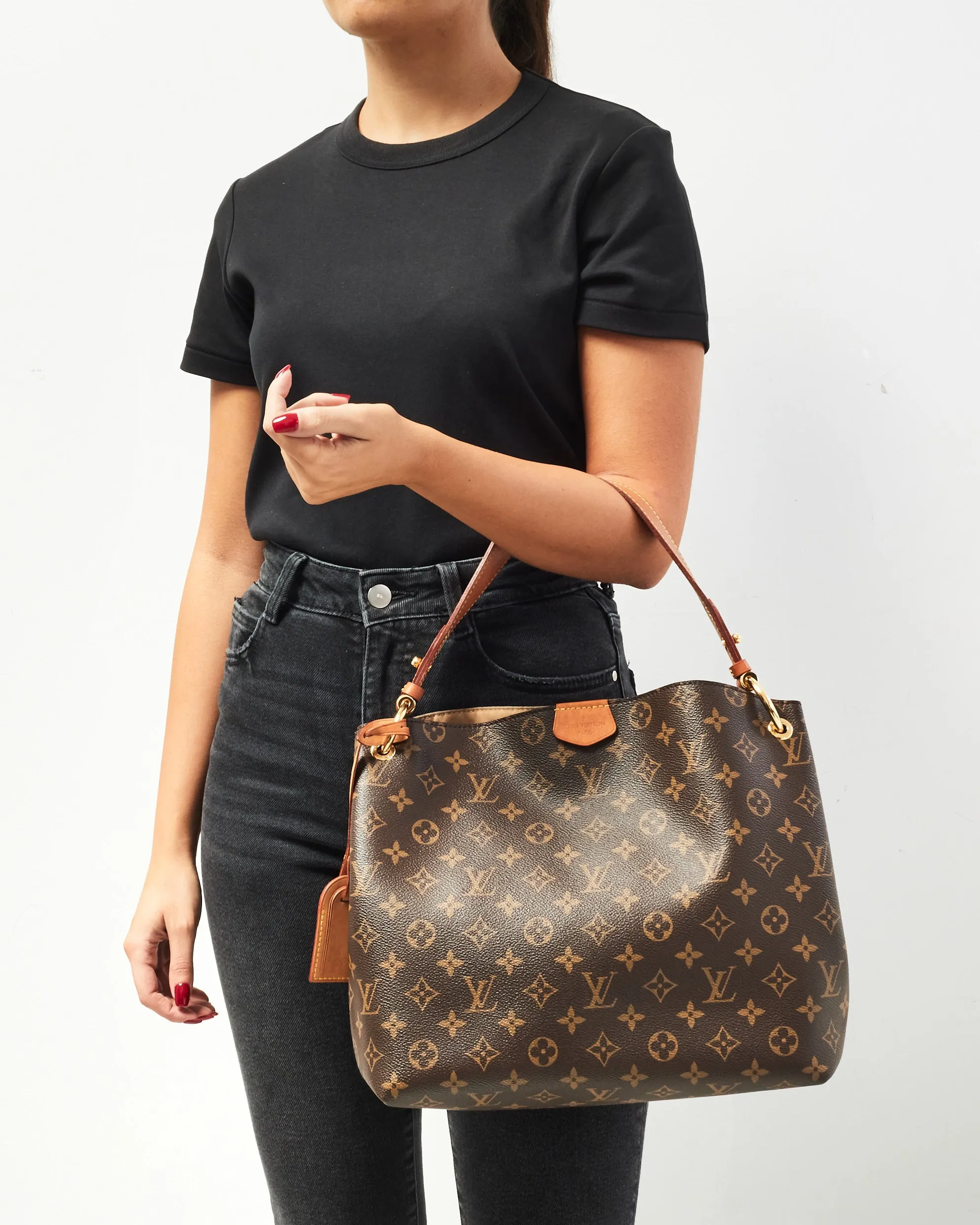 Louis Vuitton Monogram Canvas Graceful PM Shoulder Bag