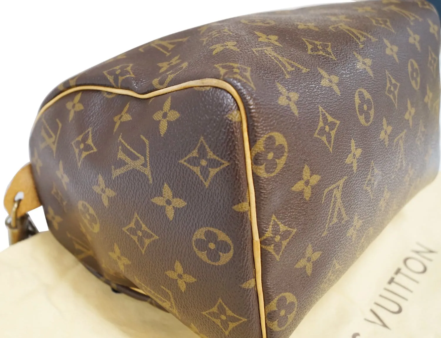 LOUIS VUITTON Monogram Canvas Speedy 25 Satchel Handbag
