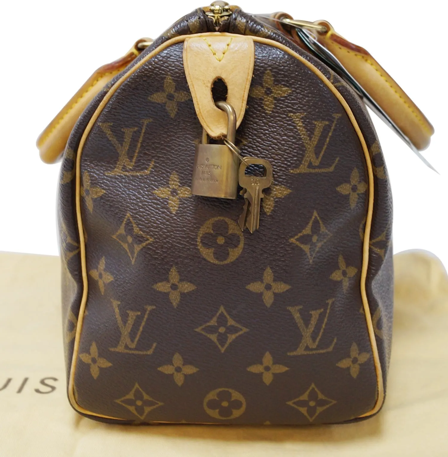LOUIS VUITTON Monogram Canvas Speedy 25 Satchel Handbag
