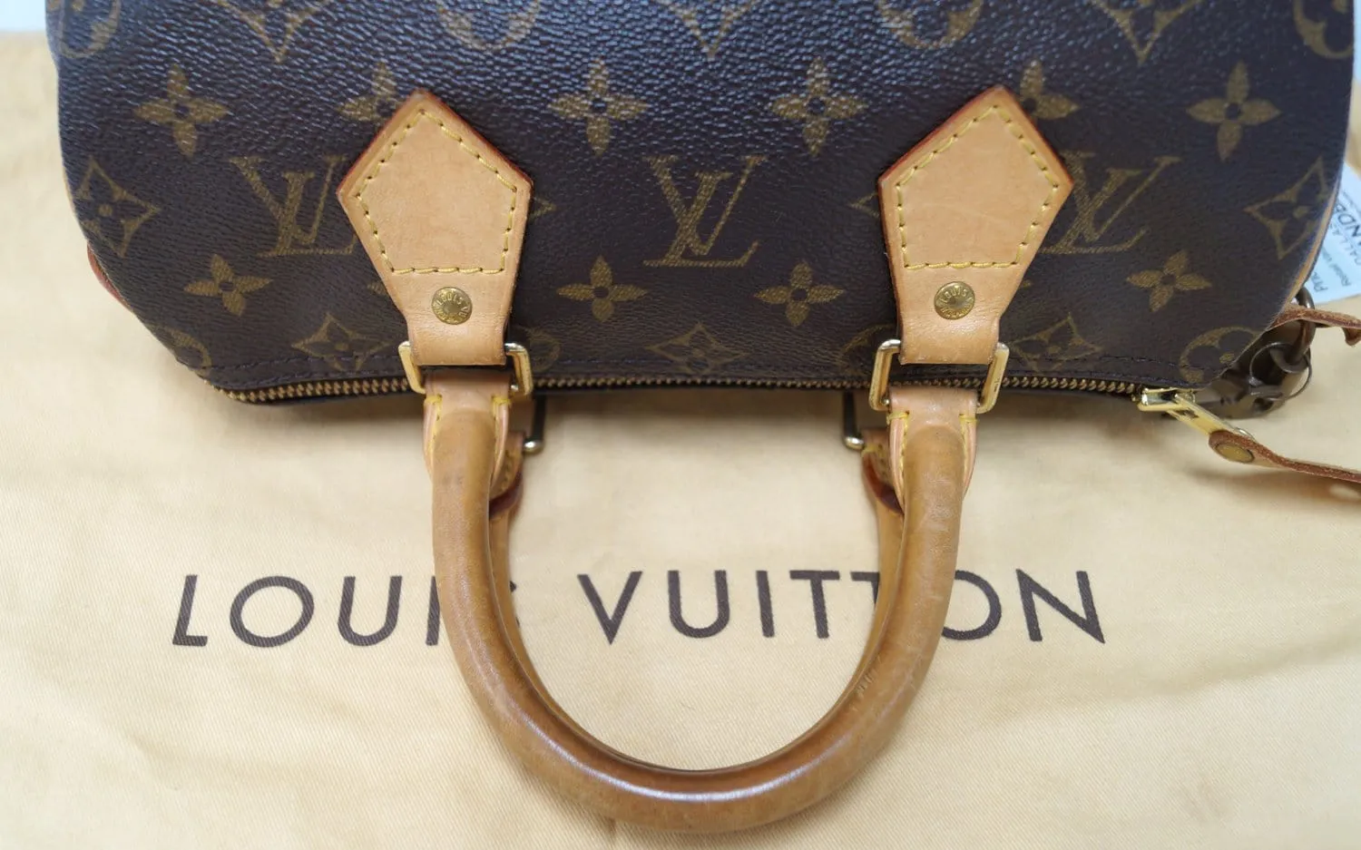 LOUIS VUITTON Monogram Canvas Speedy 25 Satchel Handbag