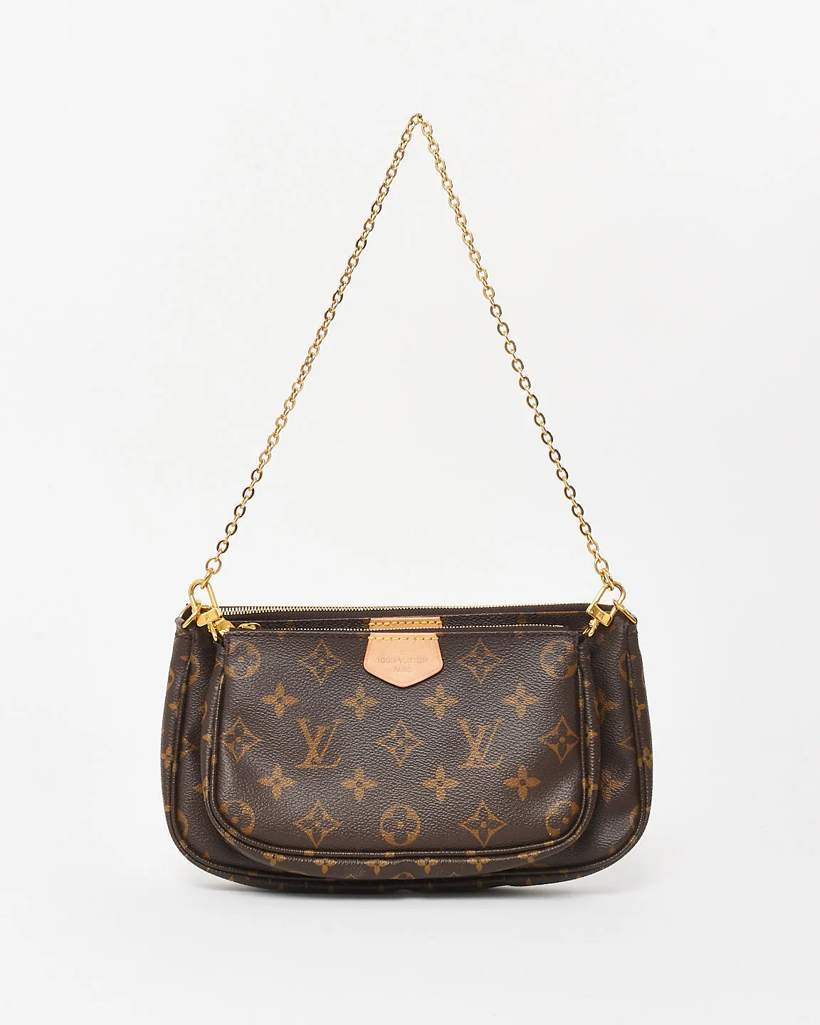 Louis Vuitton Monogram Coated Canvas Multi Pochette Bag W/OUT STRAP