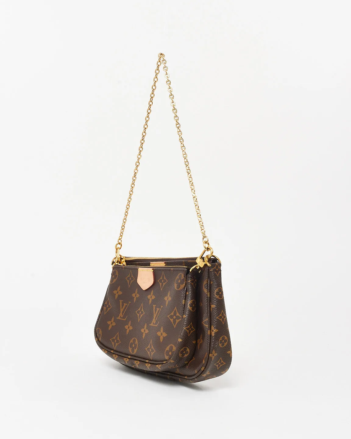 Louis Vuitton Monogram Coated Canvas Multi Pochette Bag W/OUT STRAP