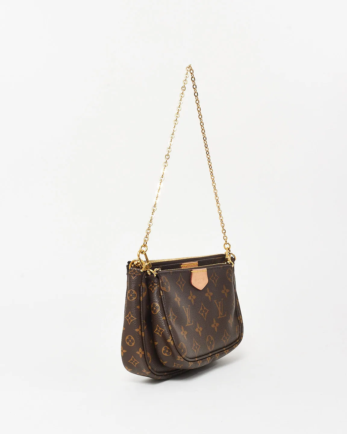 Louis Vuitton Monogram Coated Canvas Multi Pochette Bag W/OUT STRAP
