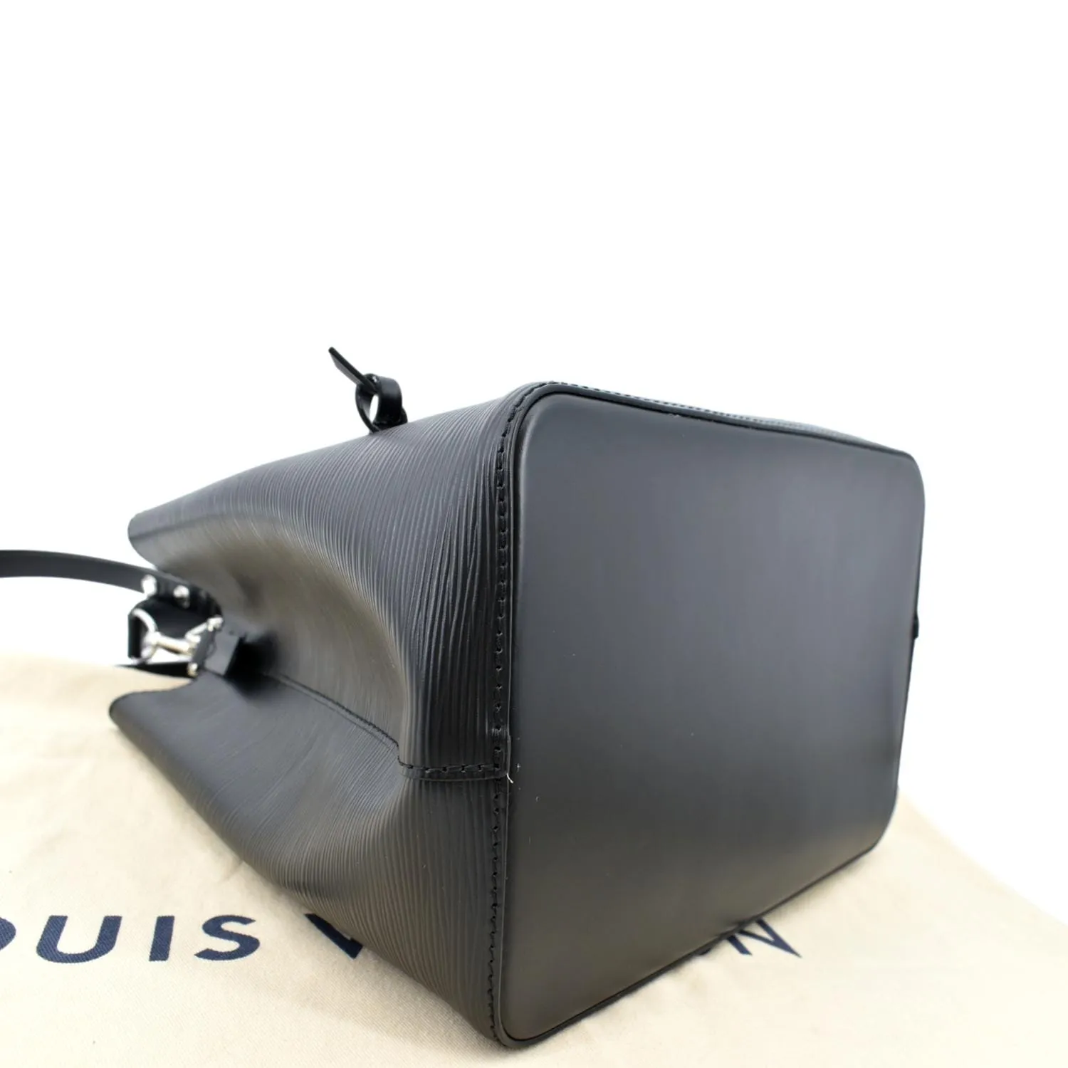 LOUIS VUITTON NeoNoe Epi Leather Shoulder Bag Black