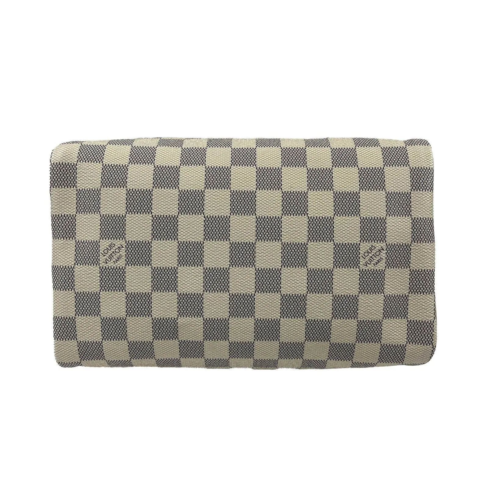 Louis Vuitton - New - Damier Azur Speedy 25 Bandouliere Top Handle Bag w/ Strap