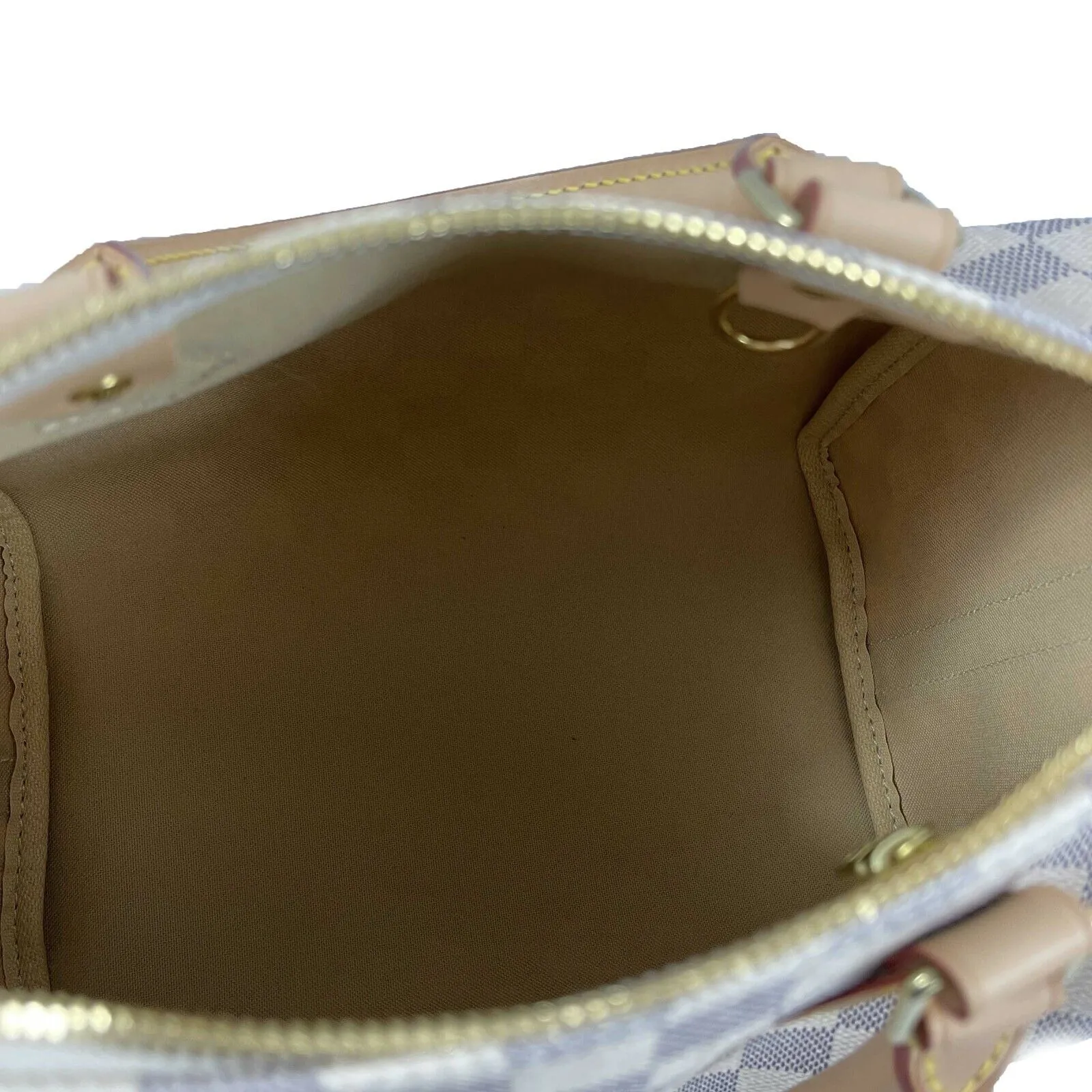 Louis Vuitton - New - Damier Azur Speedy 25 Bandouliere Top Handle Bag w/ Strap