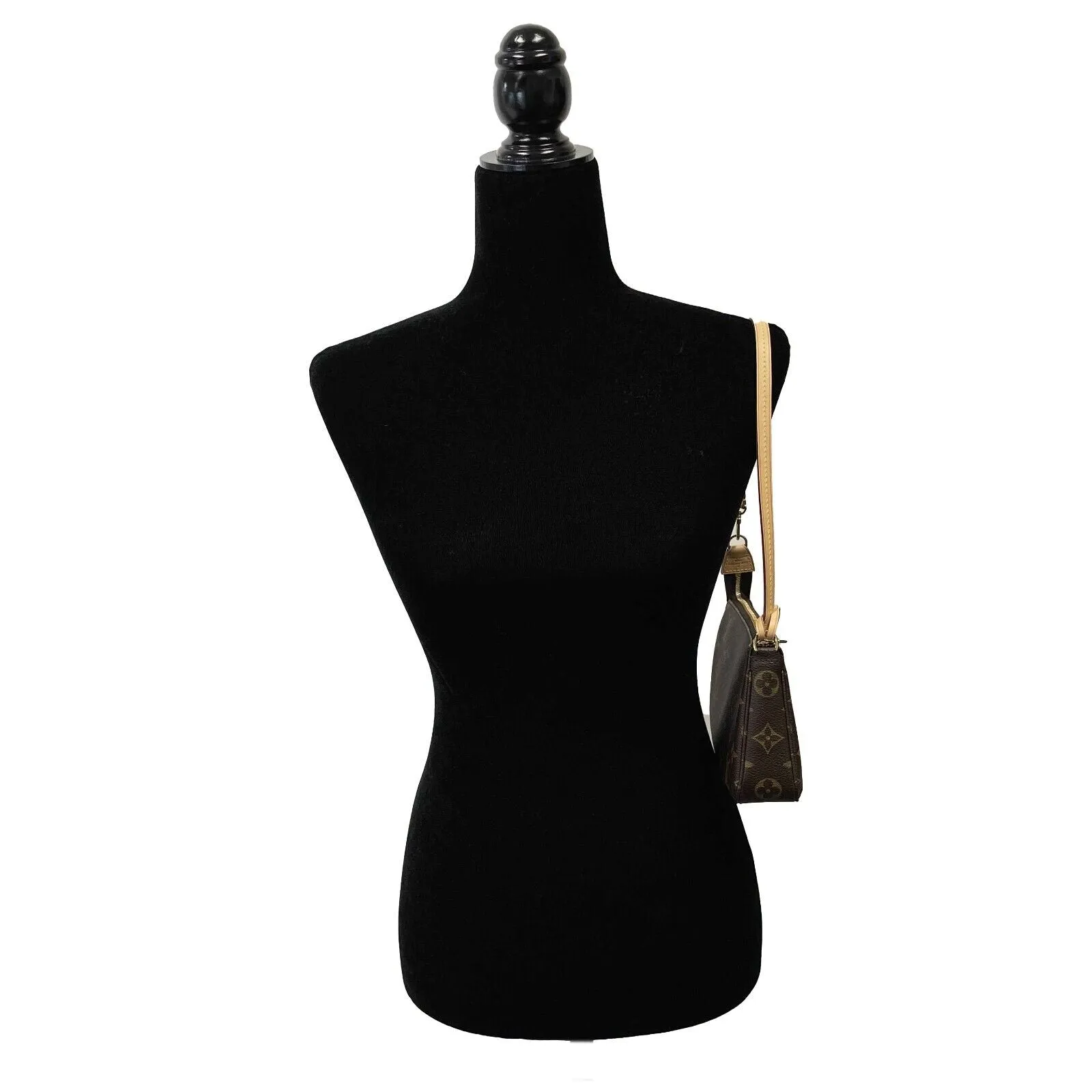 Louis Vuitton - NEW KIT Brown Monogram Pochette Shoulder Bag w/ Removable Strap