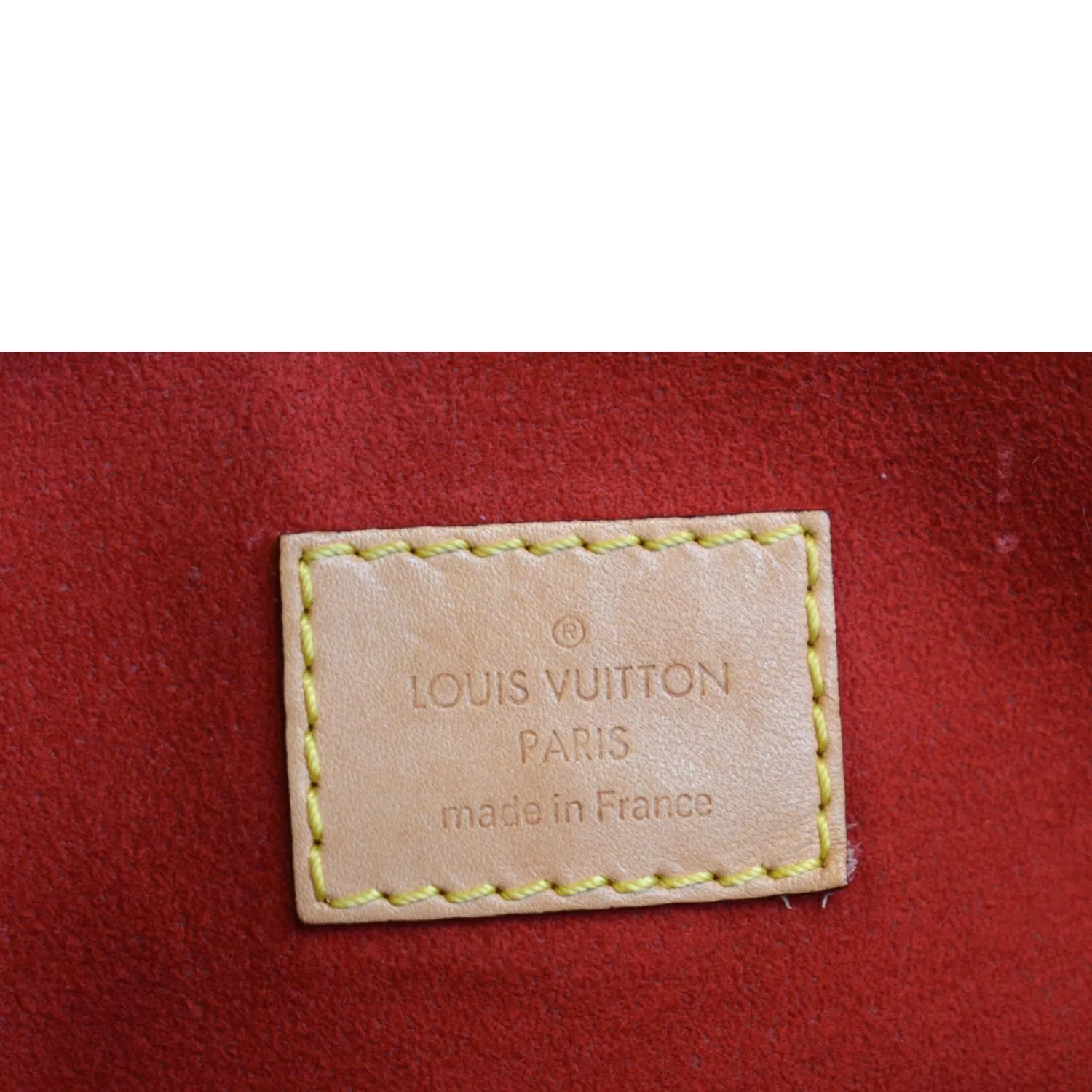 LOUIS VUITTON Pallas MM Monogram Canvas Shoulder Bag Brown