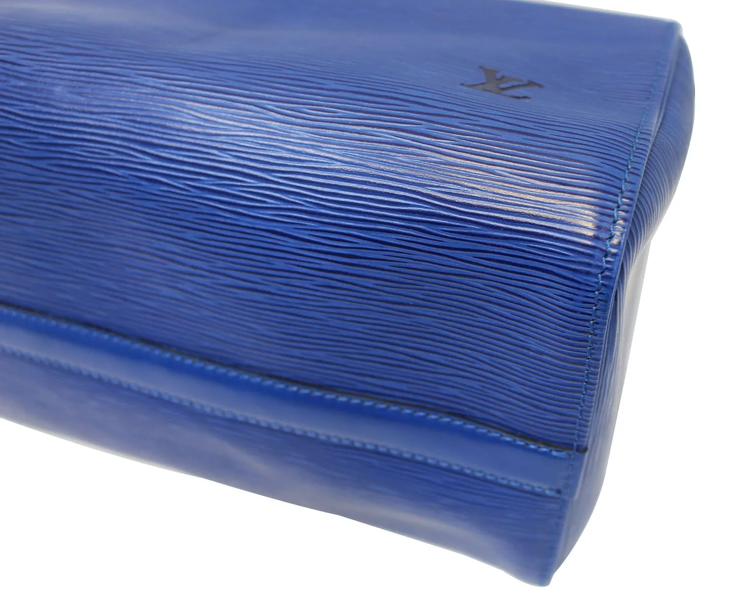 LOUIS VUITTON Pre Owned  Epi Leather Blue Speedy 30 Satchel Bag