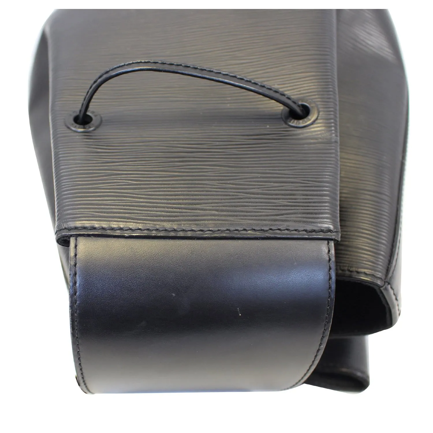 LOUIS VUITTON Sac a Dos Epi Leather Shoulder Bag Black
