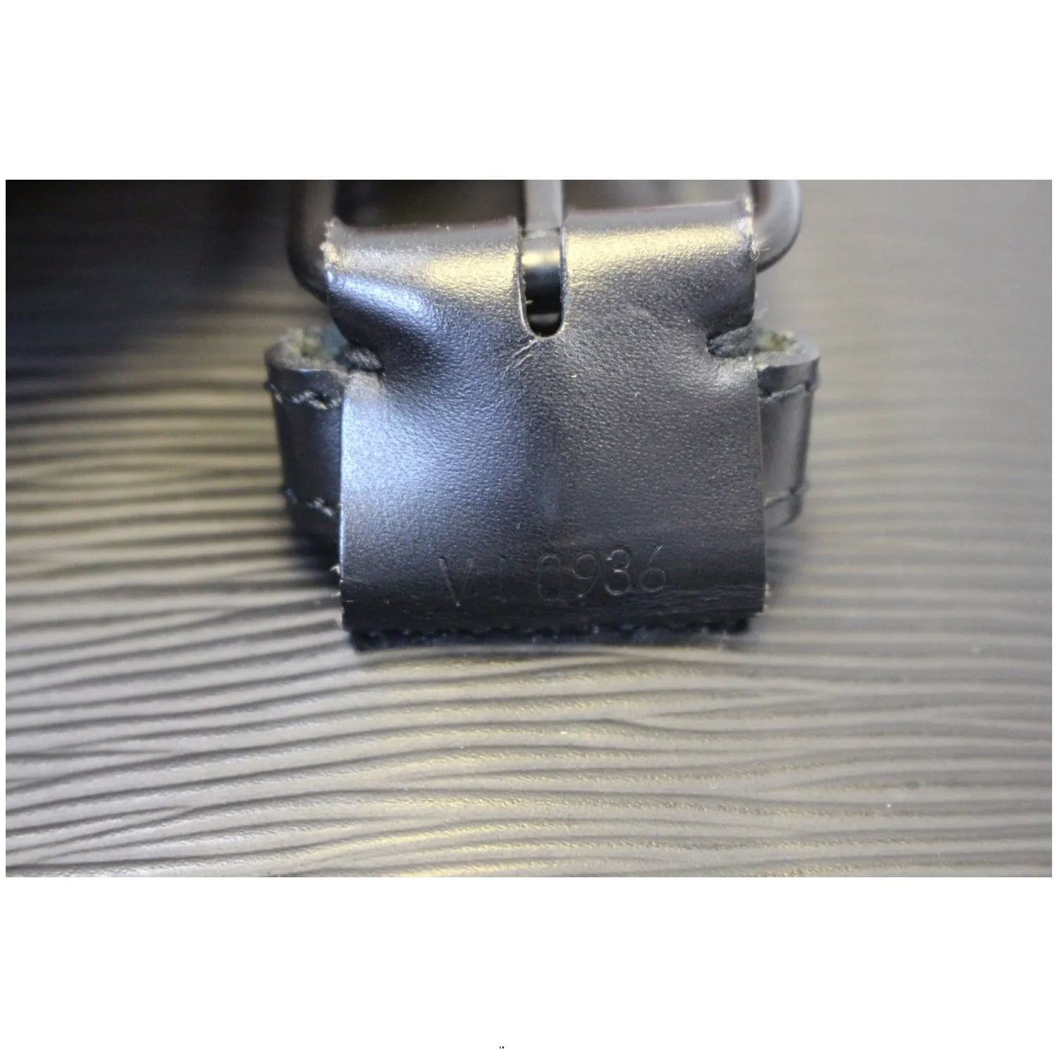 LOUIS VUITTON Sac a Dos Epi Leather Shoulder Bag Black