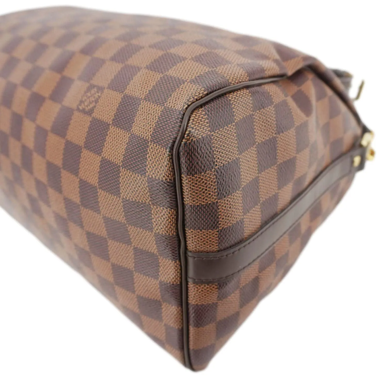 LOUIS VUITTON Speedy 30 Bandouliere Damier Ebene Shoulder Bag Brown