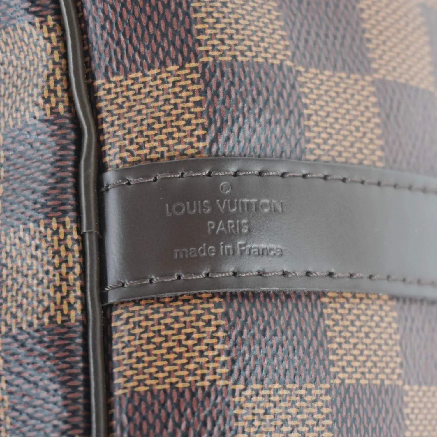 LOUIS VUITTON Speedy 30 Bandouliere Damier Ebene Shoulder Bag Brown
