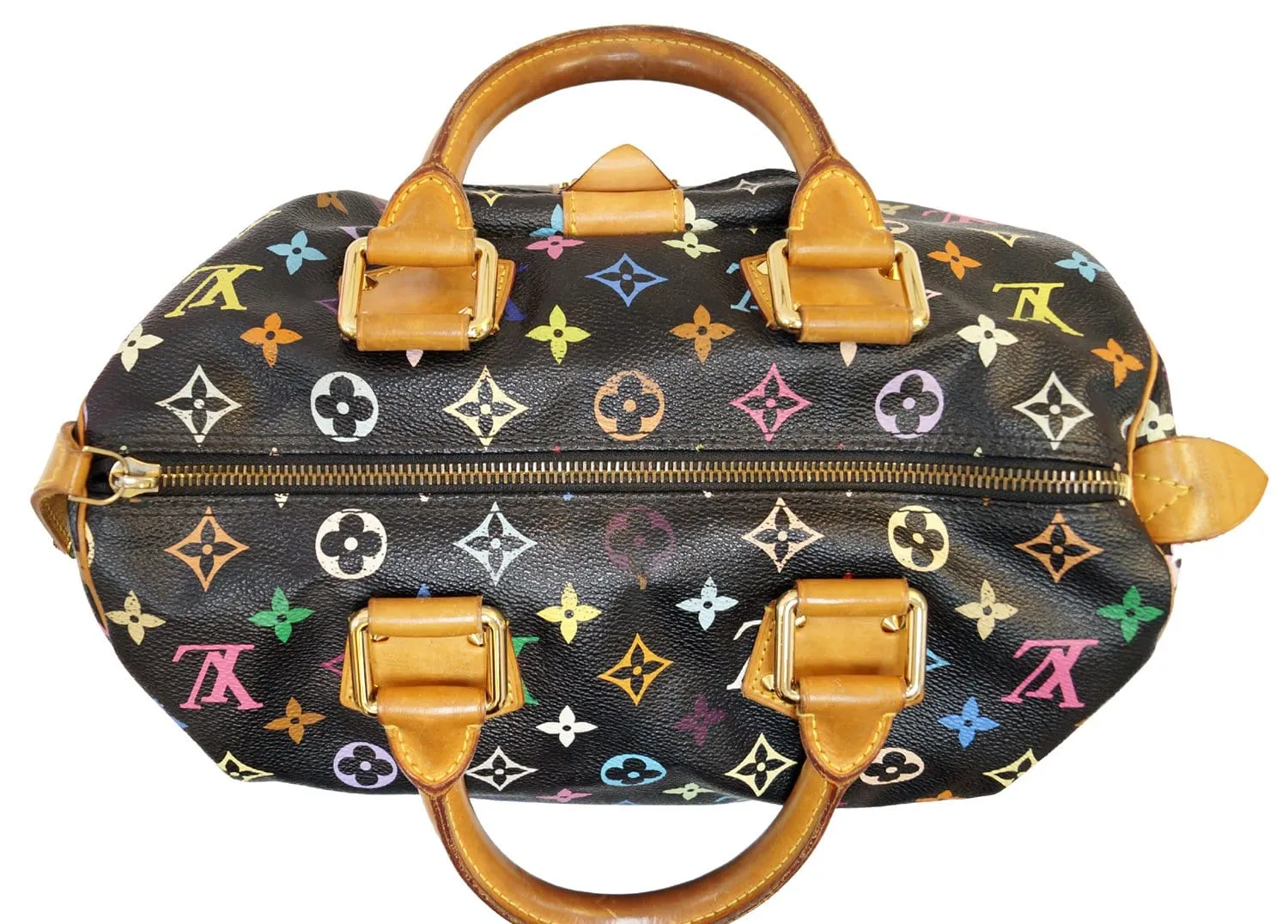 LOUIS VUITTON Speedy 30 Monogram Multicolor  Satchel Bag