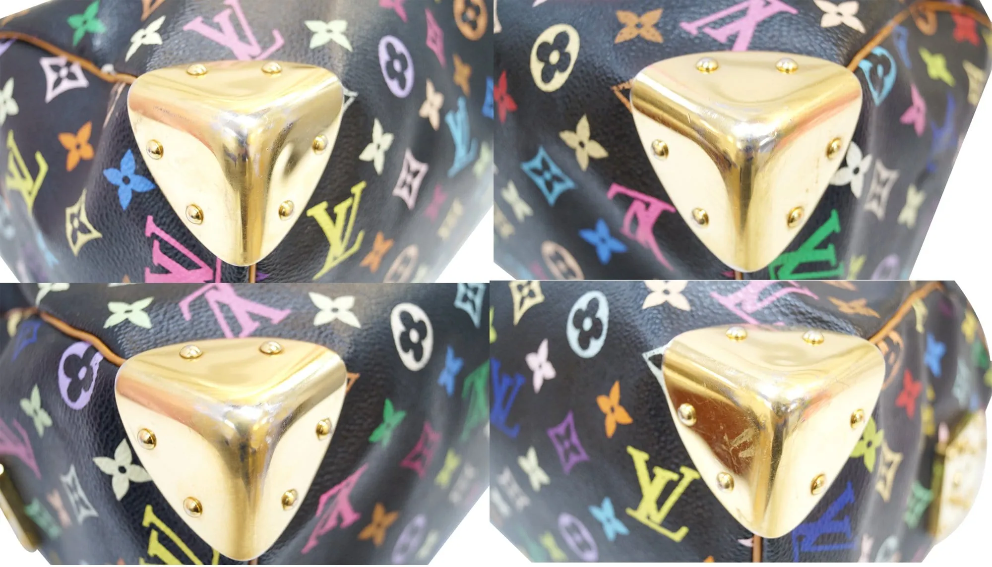 LOUIS VUITTON Speedy 30 Monogram Multicolor  Satchel Bag