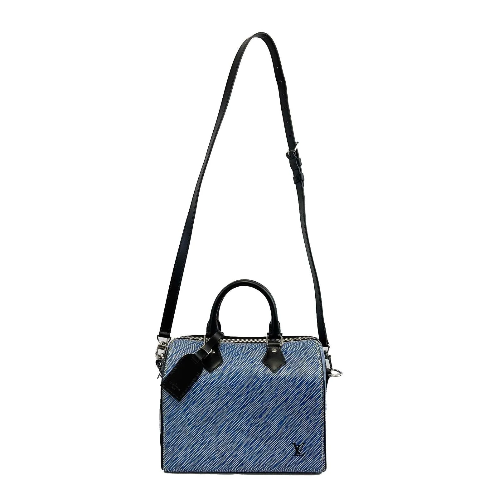 Louis Vuitton - Speedy Bandouliere - Blue Top Handle w/ Strap