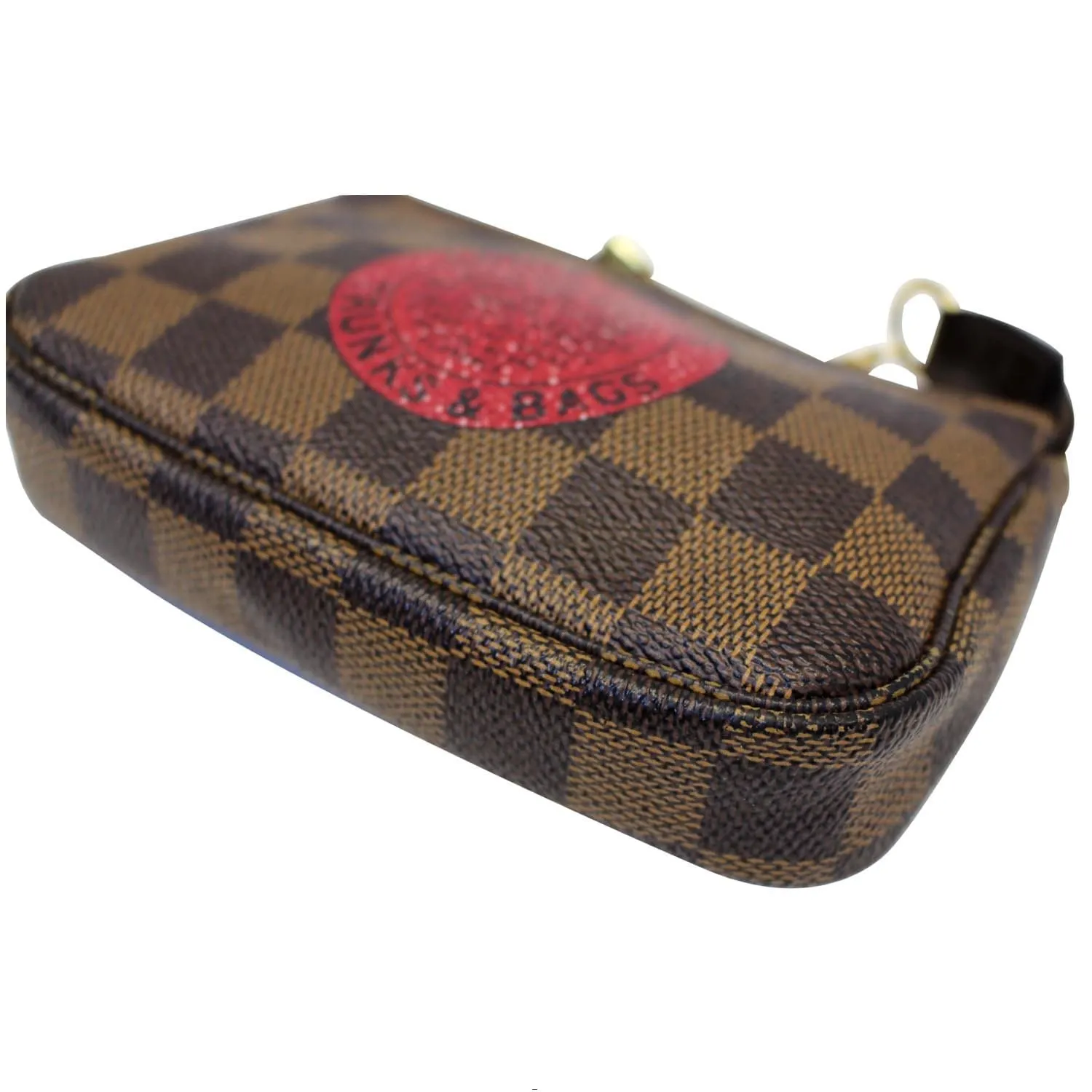 LOUIS VUITTON Trunks and Bags Damier Ebene Mini Pochette Accessories