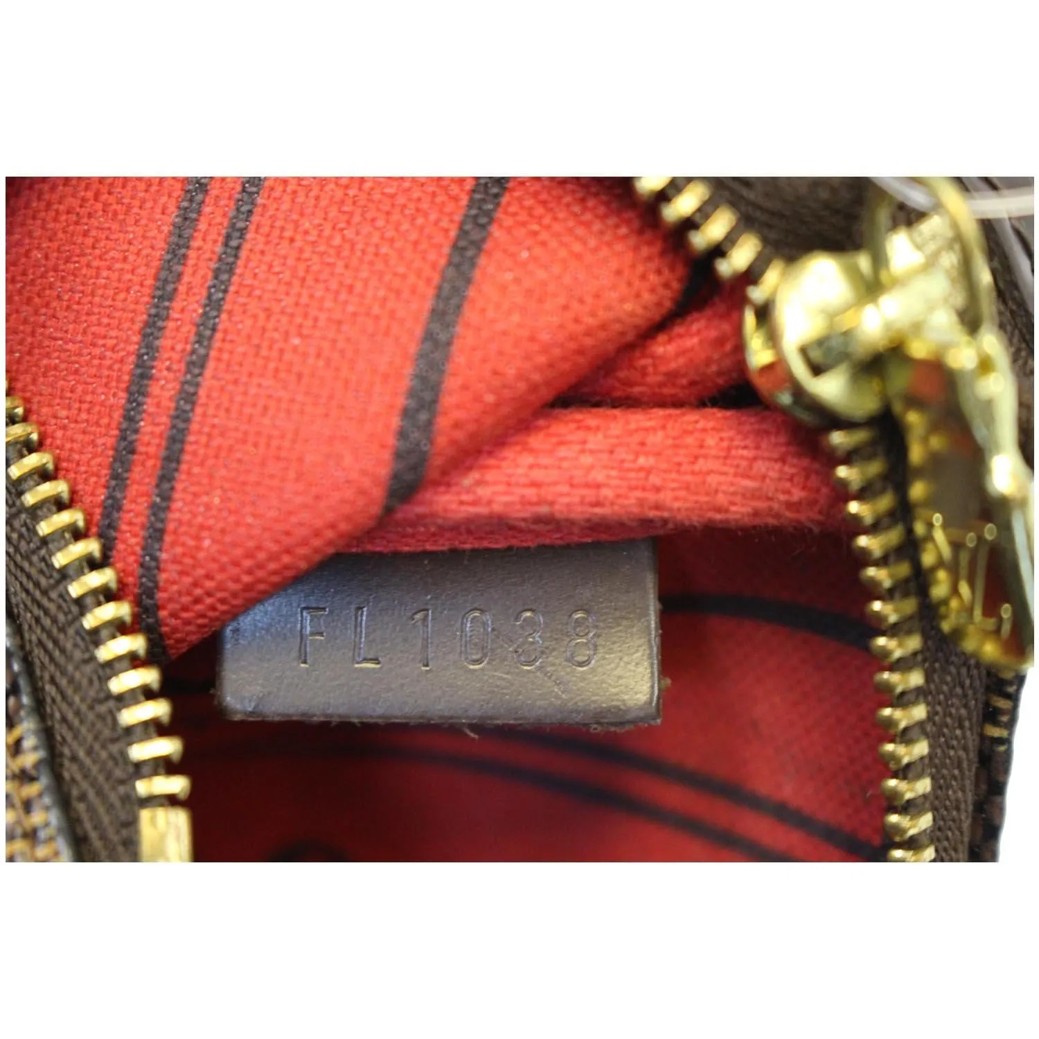 LOUIS VUITTON Trunks and Bags Damier Ebene Mini Pochette Accessories