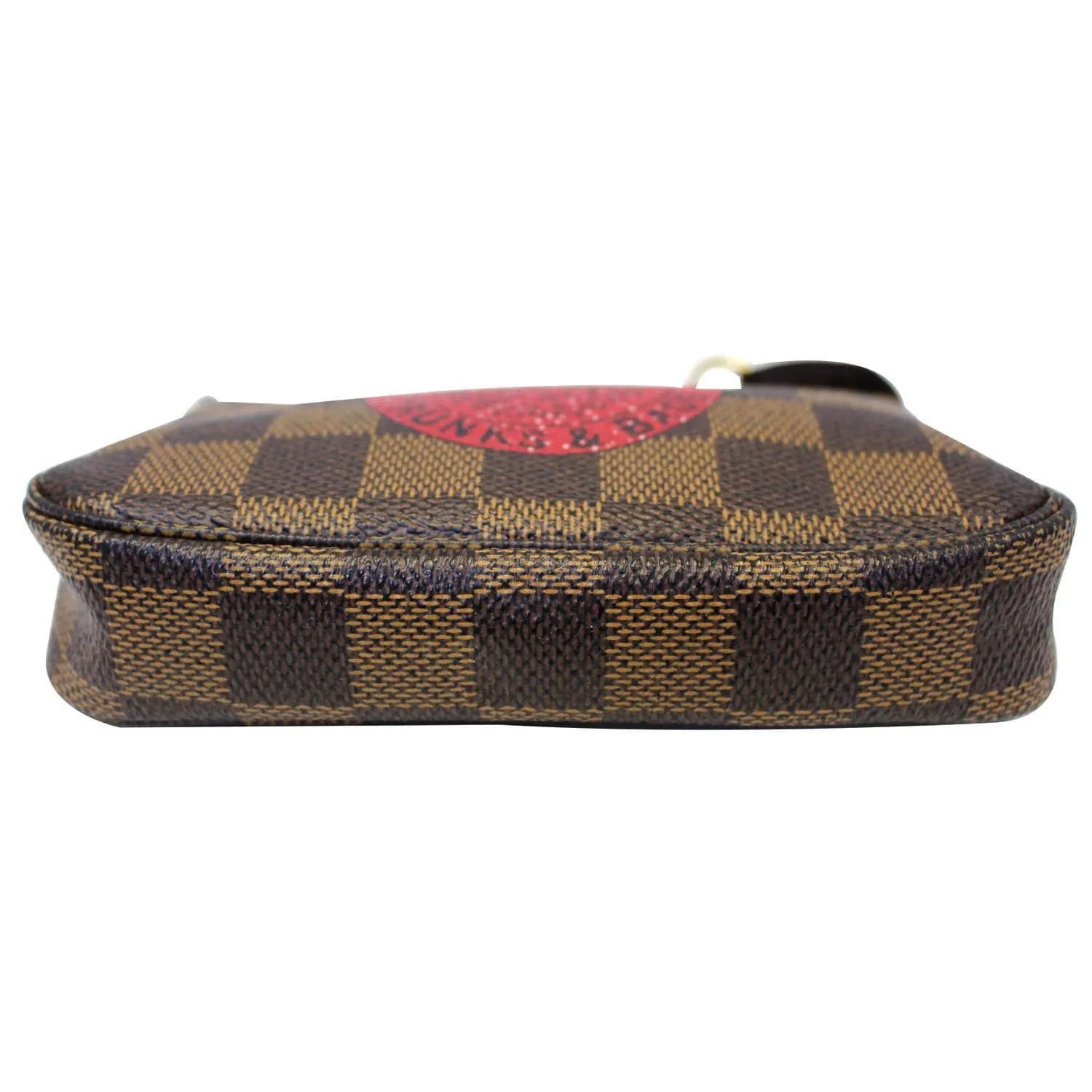LOUIS VUITTON Trunks and Bags Damier Ebene Mini Pochette Accessories