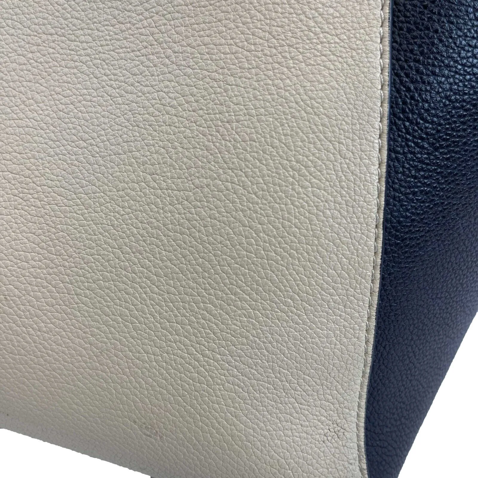 Louis Vuitton Twist Lock Me Go Tote Taurillon Beige and Black Handbag