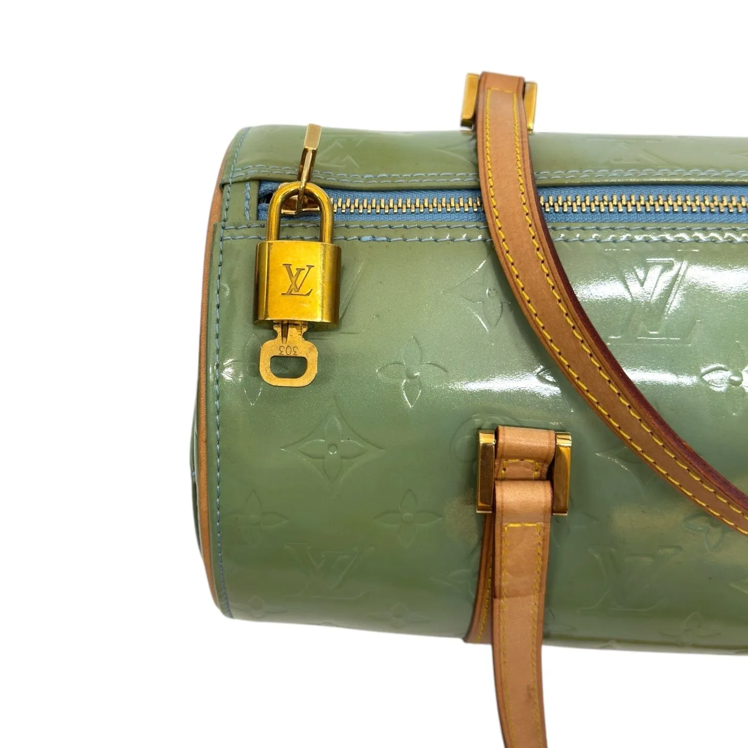 LOUIS VUITTON Vintage Monogram Vernis Bedford Bag - Green
