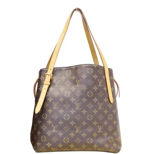 LOUIS VUITTON Voltaire Monogram Canvas Shoulder Bag Brown