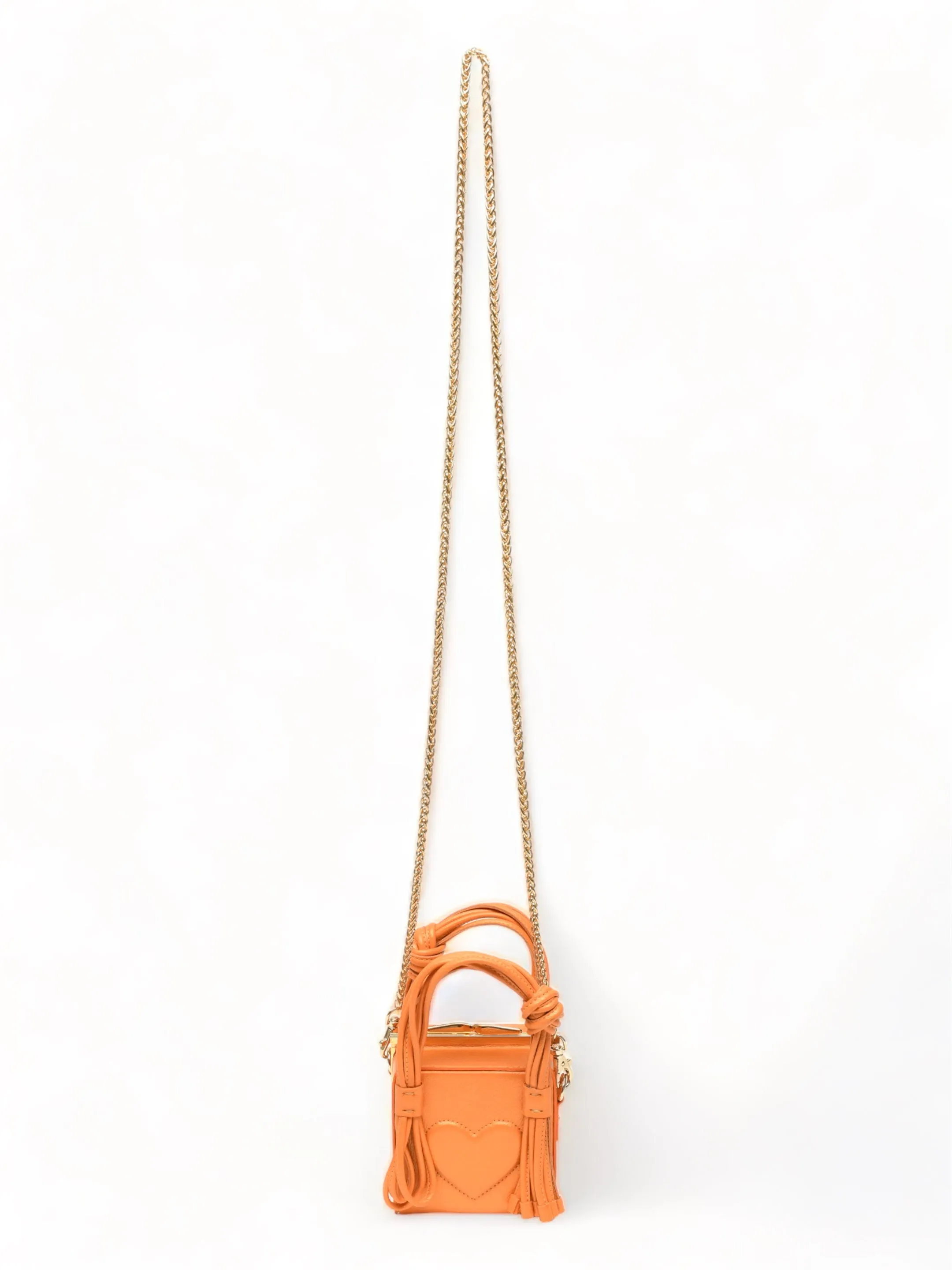Love Knot Cube In Orange