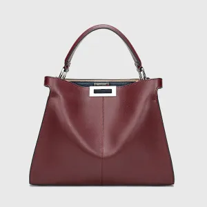 Luxury Brand Natural Cowskin Office Ladies Handbags Women Bags Designer Fashion Genuine Leather Bags Large Tote Women Handbags